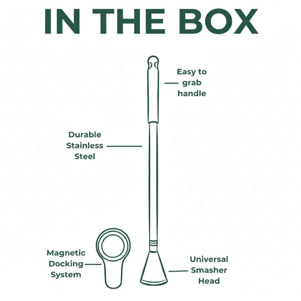 Diaper Smasher – Touch-Free Diaper Pail Tool